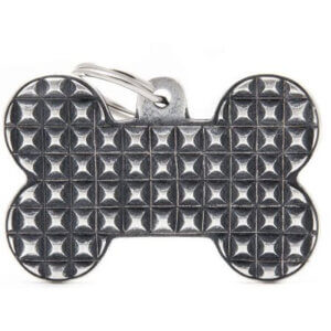 Hundetegn Bronx Studs XL bone*