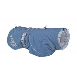 Hurtta Monsoon Regnfrakke Bilberry Blue - 55 cm