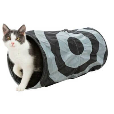 Legetunnel-i-Nylon-med-Knitre,-ass-farver