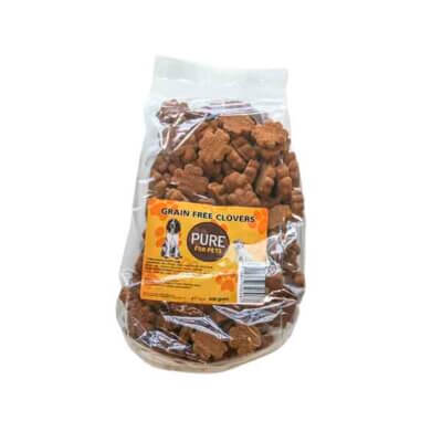 PURE Kornfri Hundekiks Kløver 400 g