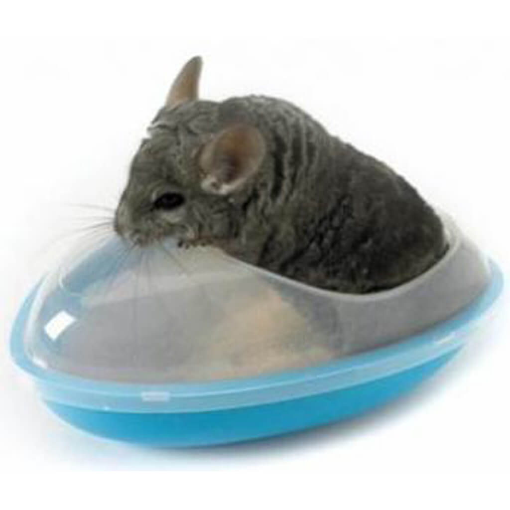 Eksempel på Sandbad til chinchilla fra Loppetjansen