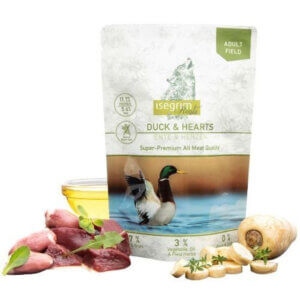 Isegrim Vådfoder Duck and Hearts 410g