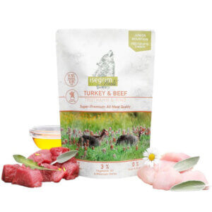 Isegrim Vådfoder Junior Turkey and Beef 410g