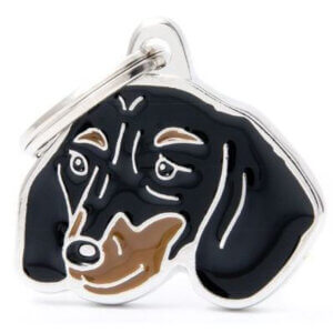 Hundetegn Friends Gravhund Black and Tan