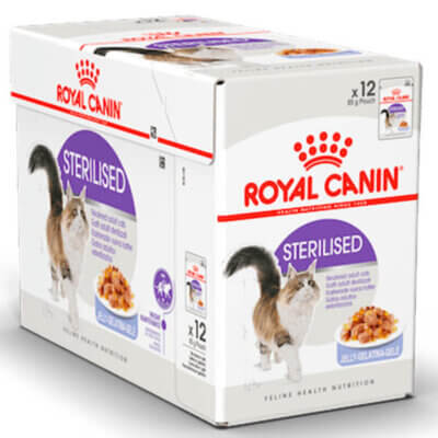 royal canin sterilised vådfoder kat gele