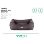 ECOPET hundeseng grå2