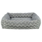 memory foam hundeseng grå