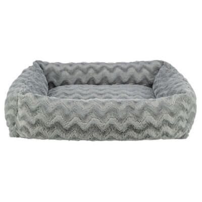 memory foam hundeseng grå