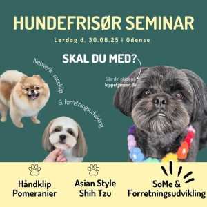 Hundefrisør Seminar 30/8-2025
