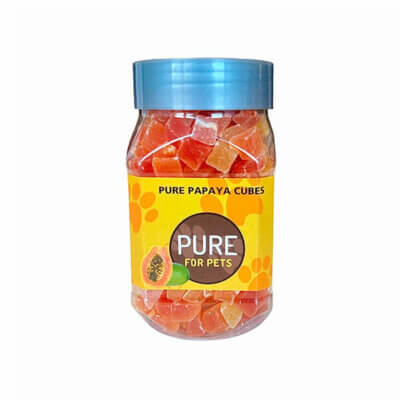 pure papaya cubes