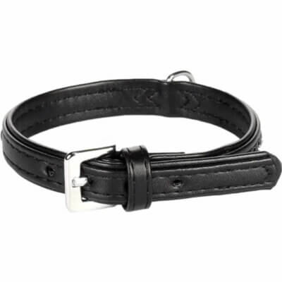 Flamingo hundehalsbånd sort med sten (2) Flamingo hundehalsbånd sort med sten (2)