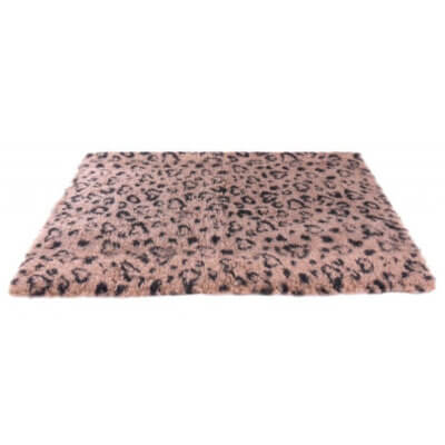 Vet-bed-Tæppe-75x100cm-Leopard-Beige