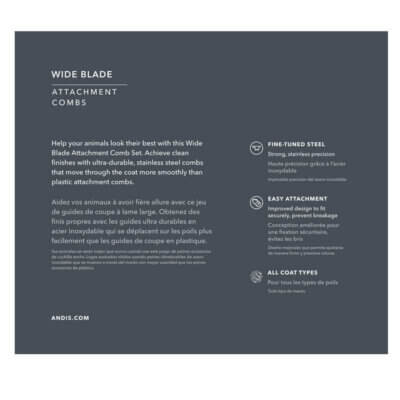 andis wide afstandskamme 4 andis wide afstandskamme 4