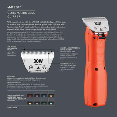 emerge klippemaskine wide skær 2 emerge klippemaskine wide skær 2