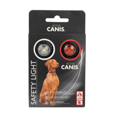 Active-Safety-hundelygte-2-pack--White-and-Red