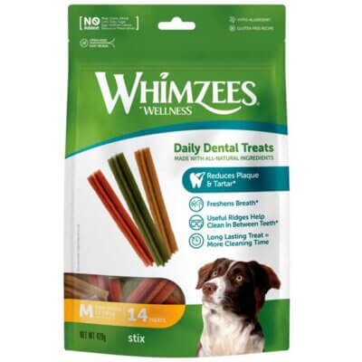 Whimzees-Stix-tyggeben-Medium-14-stk