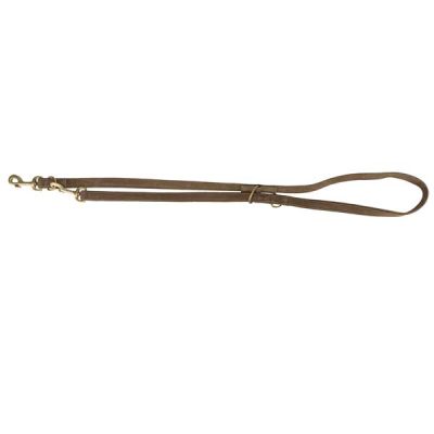 Pure-Justerbar-Hundesnor-i-Læder-Brun-200x2cm-1