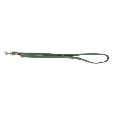 Pure-Justerbar-Hundesnor-i-Læder-Sage-Green