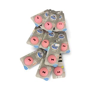 Rogz Gumz aktivitetsbold Puppy Pink 10 stk