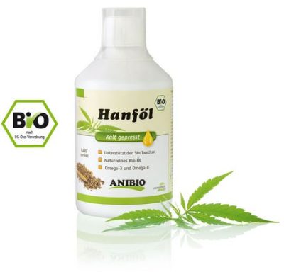Anibio Hanföl Hamp olie 500 ml